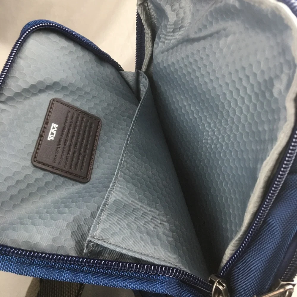 Tumi Alpha Bravo Monterey Sling Shoulder Bag Navy Blue